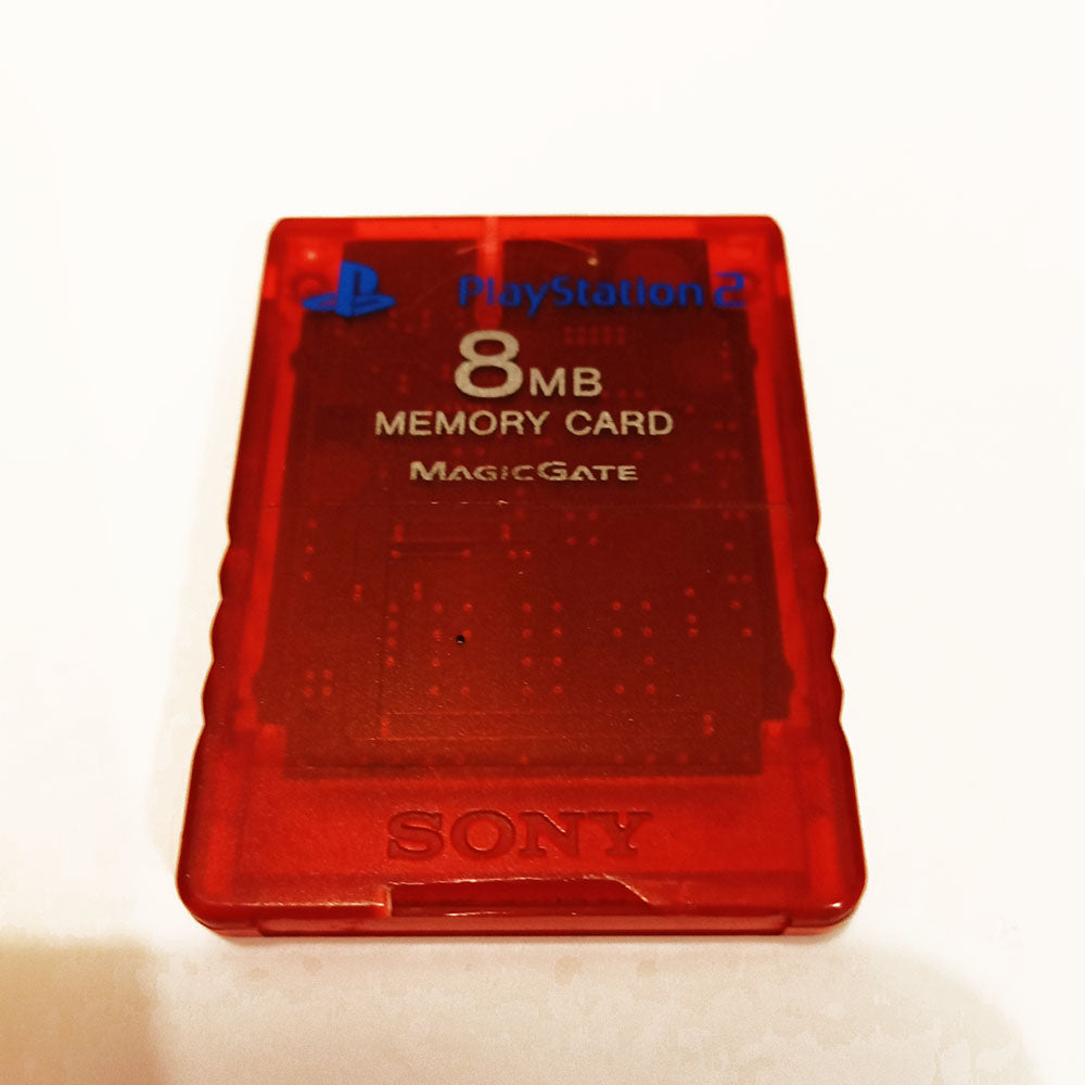 PS2 Memory Card Red